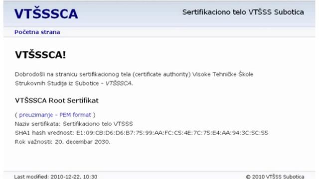 Instalacija sertifikata: Chrome 8 (Windows XP) смотреть онлайн
