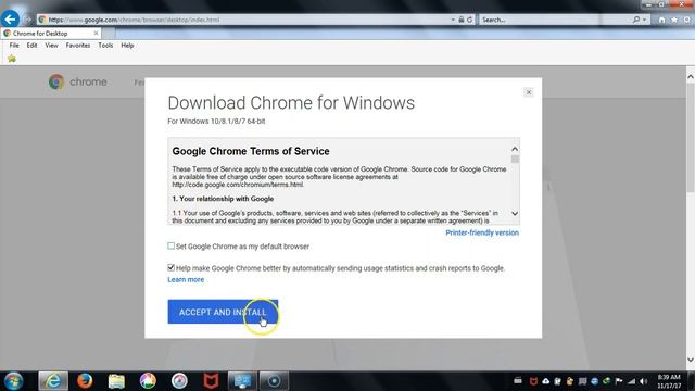 Installing Google Chrome Browser on Windows смотреть онлайн