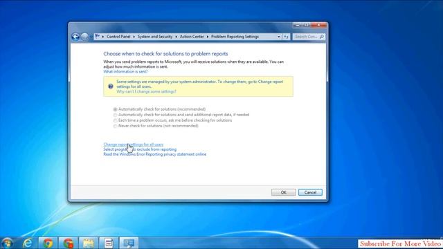 How to Disable Error Reporting in Windows - Windows 7 Tips смотреть онлайн