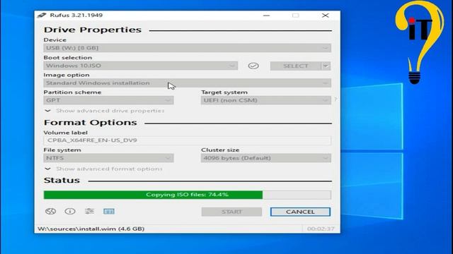 How to Create #windows #installation media #flash Memory using #rufus ISO image file, fresh #window смотреть онлайн