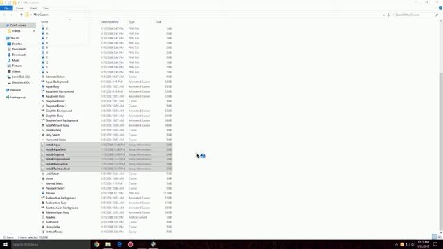How to install MAC Cursors in Windows 7,8,8.1,10 смотреть онлайн