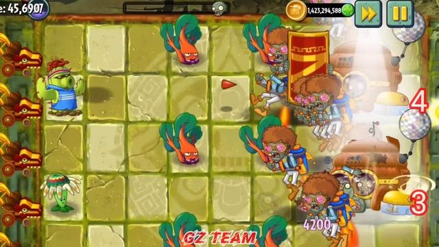 Team UNDERGROUND vs ON THE GROUND - Who Will Win? - PvZ 2 Team Plant Vs Team Plant смотреть онлайн