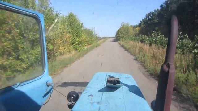 Дорога с поля домой! МТЗ 80 смотреть онлайн
