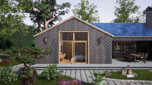 Видеоанимация экстерьера в Unreal Engine 4. Realtime Exterior visualization in UE 4 смотреть онлайн