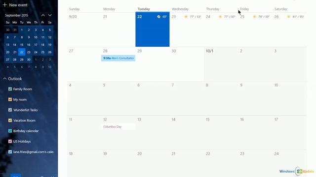 Windows 10 Training - Using the Calendar смотреть онлайн