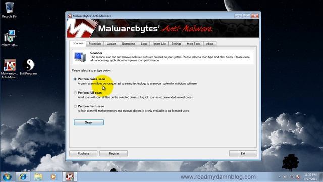 Installing and scanning with the Malwarebytes malware scanner смотреть онлайн