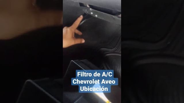Ubicación filtro del Aire Acondicionado Aveo 2010 al 2017🧑🔧 смотреть онлайн