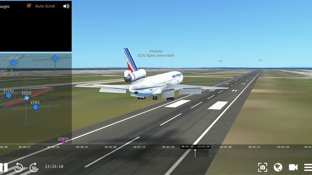 DC 10 Air France non-butter at EDDF (Frankfurt) смотреть онлайн