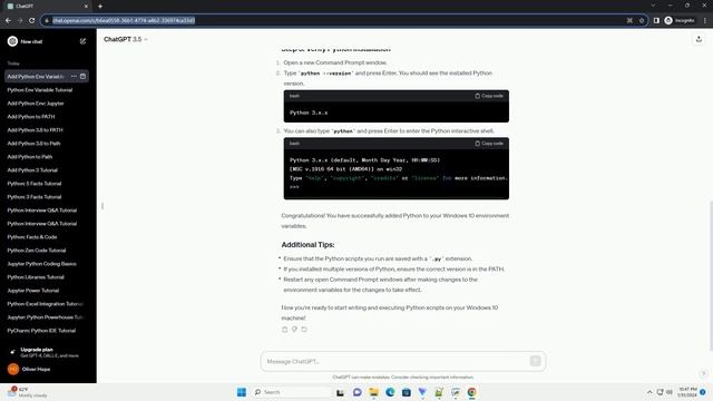 add python environment variable windows 10 смотреть онлайн