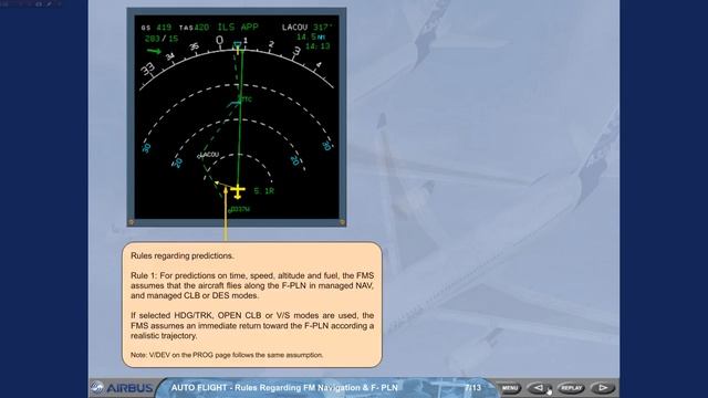 Airbus A330 A340 Training Cbt #15 Auto Flight System Rules Regarding Fm Navigation & F Pln смотреть онлайн