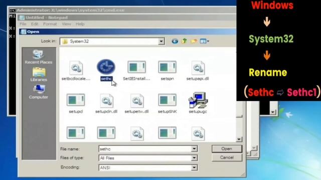 How to reset/forgot lost window password using command prompt (CMD) смотреть онлайн