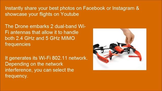 Parrot BeBop Drone 14 MP Full HD 1080p Fisheye Camera Quadcopter With GPS For Automatic Return Home смотреть онлайн