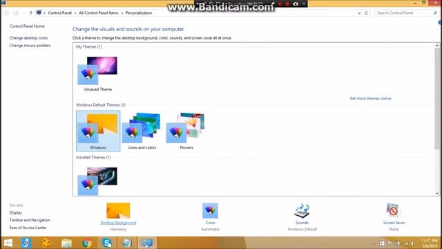 How to change Desktop Wallpaper Windows 8/8.1 2016 смотреть онлайн