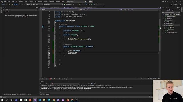 How to work with Multiple C# Windows Forms смотреть онлайн