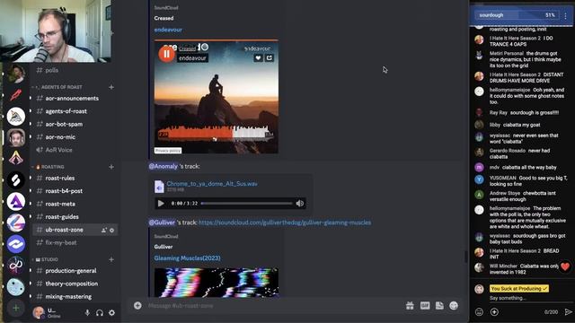 Roasting your songs from my discord! смотреть онлайн