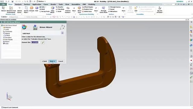 NX CAD Quick Tips: NX CAE Stress Wizard смотреть онлайн