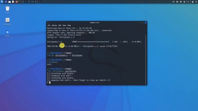 First Look: CVE-2022-0847 Dirtypipe - Linux Local Privilege Escalation (No Audio) смотреть онлайн
