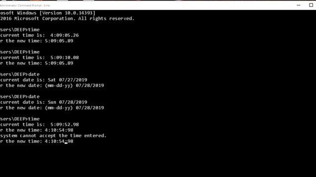 {Hindi}Change Date & Time using Command Prompt|| How to set Time by cmd смотреть онлайн