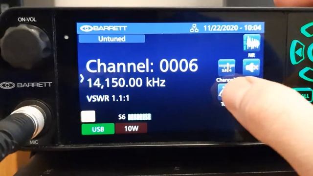 Barrett 4017 Automatic Tuning Horizontal Dipole for Barrett 4050 HF SDR - Initial Tuning Results смотреть онлайн