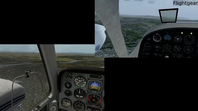 Bratislava From Sky - X-Plane vs. Flightgear | Linux Gameplay смотреть онлайн