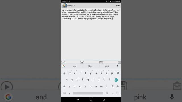 Pink Sheep Voice iSpeech TTS смотреть онлайн