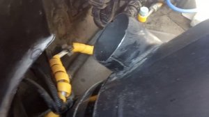 Гофра шноркеля. Промежуточный этап