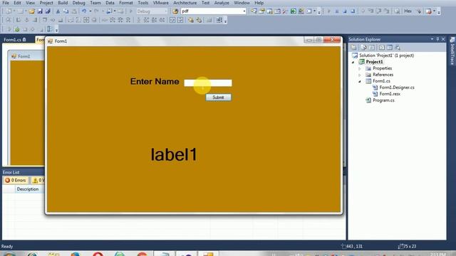 C#- How to create windows application part1 смотреть онлайн