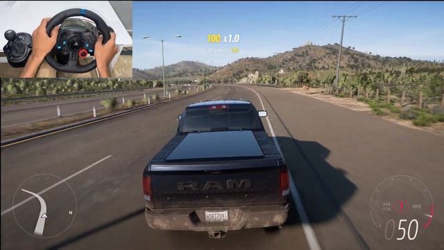 Forza Horizon 5| 1,300HP 2017 RAM 2500 - Logitech g29 gameplay 4K-60FPS смотреть онлайн