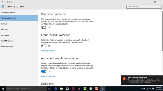 how to turn off windows defender in windows 10 смотреть онлайн