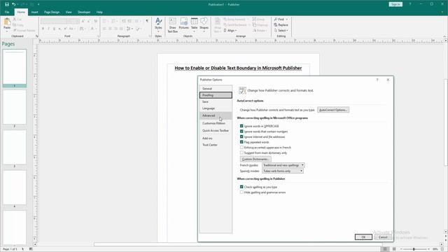 How to Enable or Disable Text Boundary in Microsoft Publisher смотреть онлайн