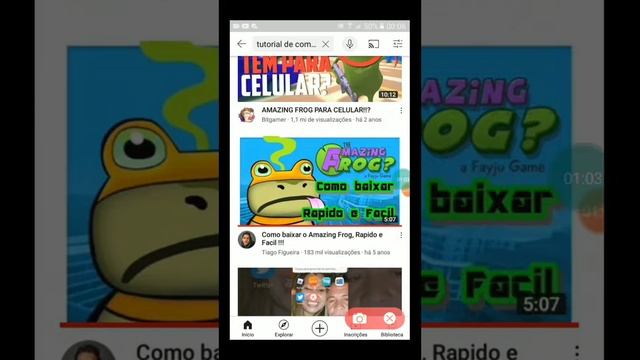 tutorial de como a baixar amazing frog no teu telefone смотреть онлайн