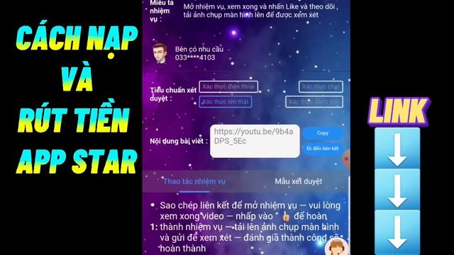CÁCH NẠP VÀ RÚT TIỀN TỪ APP STARMEDIA|MỘT SỐ LƯU Ý KHI ĐĂNG KÝ STAR DÀNH CHO NGƯỜI MỚI смотреть онлайн