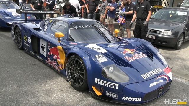 Maserati MC12 GT1 (3x) & Corsa V12 - Sound, Startup, Acceleration, Drive & More !