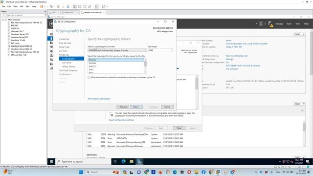 How to setup and configure an Enterprise Root Certificate Authority in Windows Server 2022 смотреть онлайн