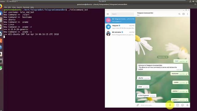 Telegram Command Bot смотреть онлайн