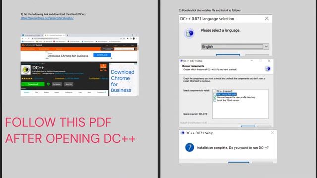 DC++ TUTORIAL (FOR BITS ACAD DRIVES) смотреть онлайн