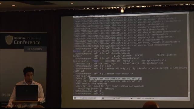 OSBConf 2015 | Live demonstration of tying together git, salt and Bareos Bacula by Marco Weiss смотреть онлайн