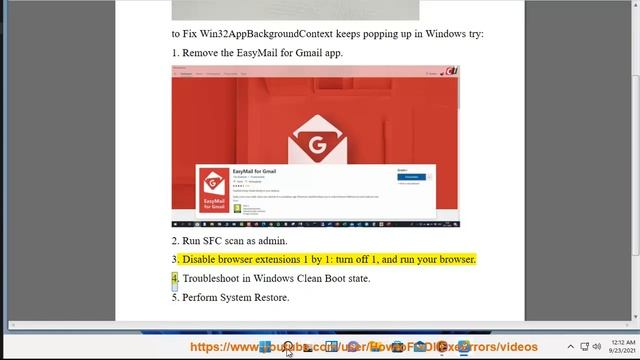 Fix Win32AppBackgroundContext keeps popping up in Windows 11/10 смотреть онлайн