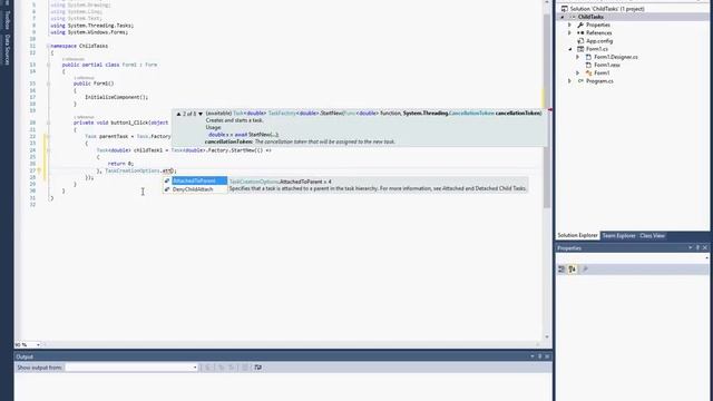 Nested Task with window form in C# - part 2 смотреть онлайн