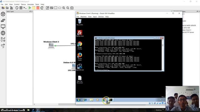 SISTEM TERINTEGRASI DEBIAN SERVER , WINDOWS SERVER 2012 R2 , ROUTER CISCO PART 2 смотреть онлайн