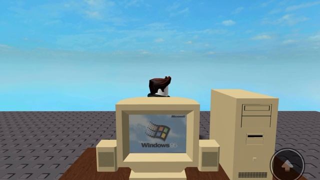 Windows 95 startup and shutdown in Roblox смотреть онлайн
