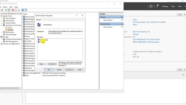 Configuration initiale, interfaces de PowerShell sur Windows Server 2022 смотреть онлайн