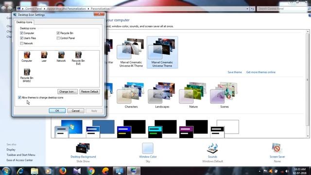 WINDOWS 7 | HOW TO Change Theme Icons Into Original Icons смотреть онлайн