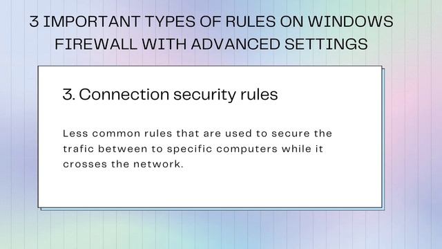 Setting Up Windows Firewall with Advanced Security смотреть онлайн