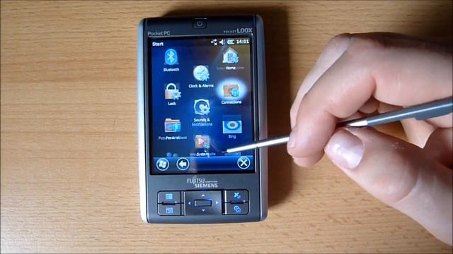 Fujitsu Siemens Pocket LOOX N560 Windows Mobile 6.5 build 28205 WM test in HD 720p www.iPDA.cz смотреть онлайн