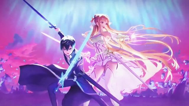 Live Wallpaper For Windows | Kirito and Asuna | Sword Art Online. смотреть онлайн