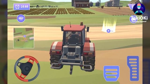 Real Farming Tractor Game 2022 - Android Gameplay #1 смотреть онлайн