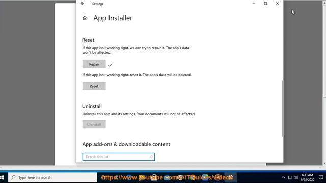 Repair Apps & Programs In Windows 10
