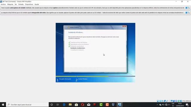 Instalación de Windows 7 // 32 Bits // Virtual Box смотреть онлайн