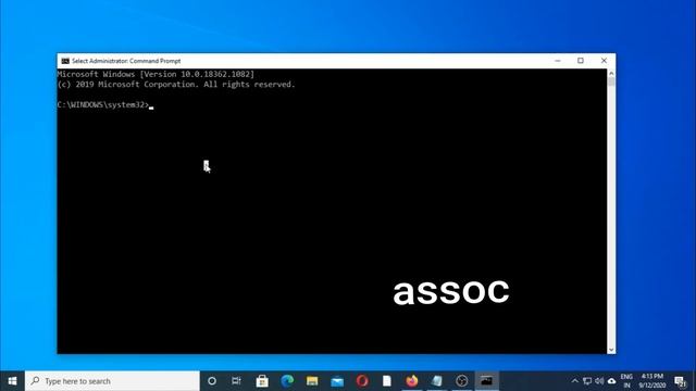 One CMD Command to View Fix File Associations in Windows OS смотреть онлайн
